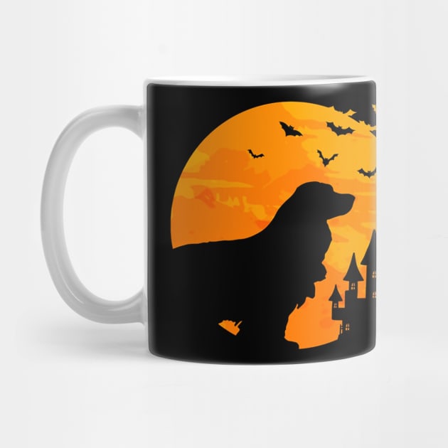 Cocker Spaniel Tee Scary Halloween by klausgaiser